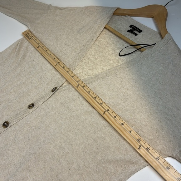 Massimo Dutti Linen blend button front cardigan size medium - Picture 4 of 5